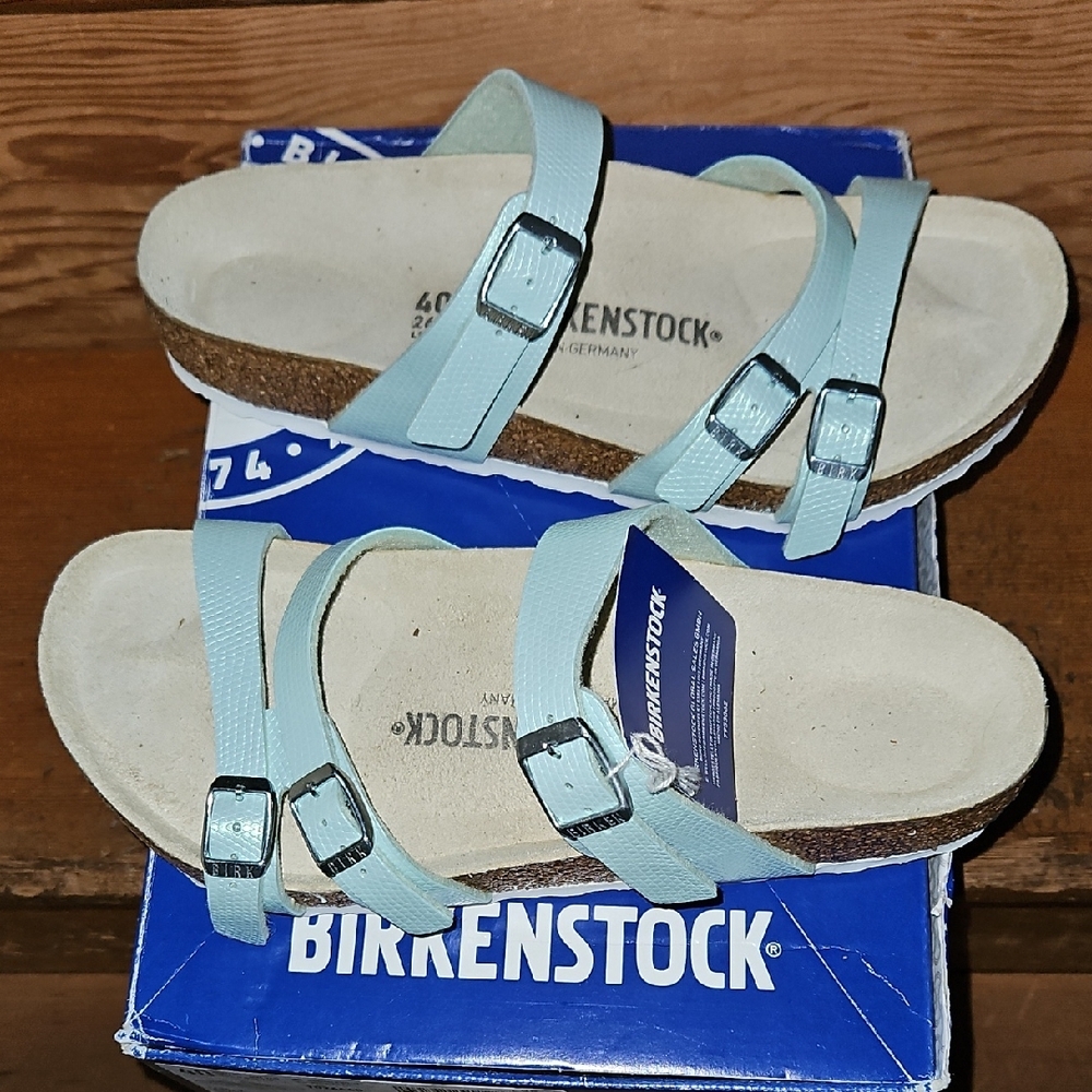 Birkenstock Women's Sandals - Sky Blue - Picture 6 of 7